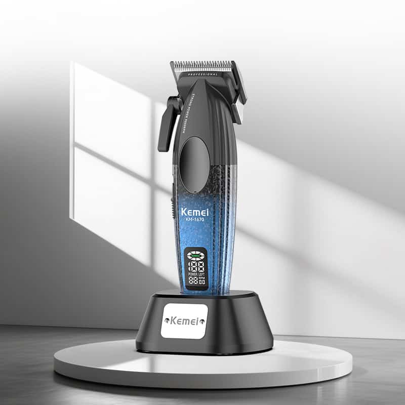 Kemei KM-1670 Hair Clippers with Charging Dock 9000RPM