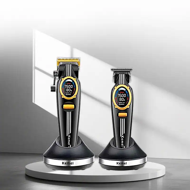 Kemei S2 KM-1685 KM-1692 Clipper Trimmer 2in1 Set With Plastic Case