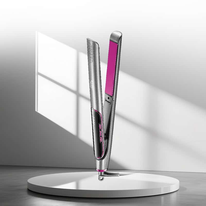 Kemei KM-2302 Hair DIY Straightener Flat PTC Blade