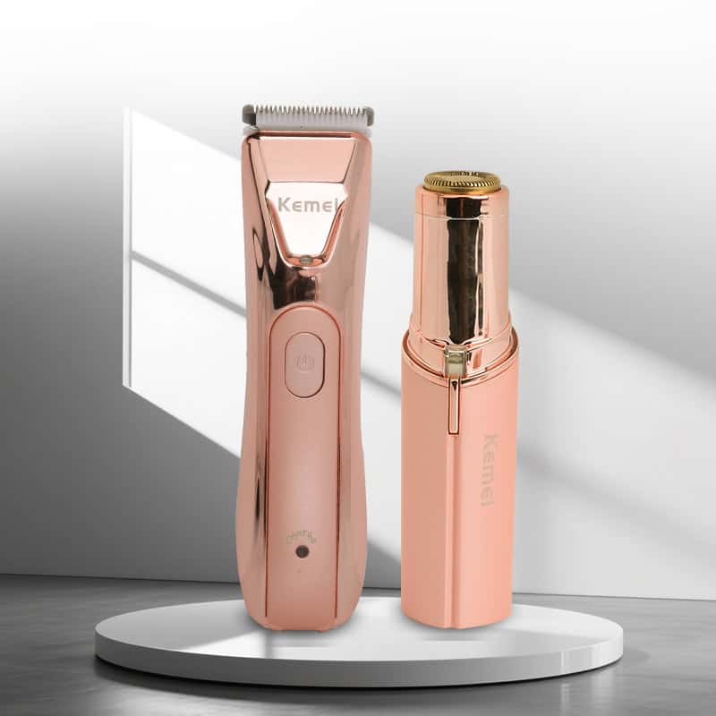 Kemei KM-259 Bikini Hair Trimmer Electric Shaver Set For Women