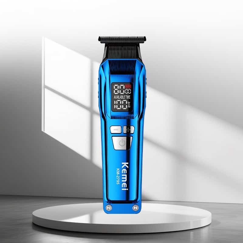 Kemei KM-2795 Hair Trimmer With DLC Blade Speed Adjustable Beard Remover