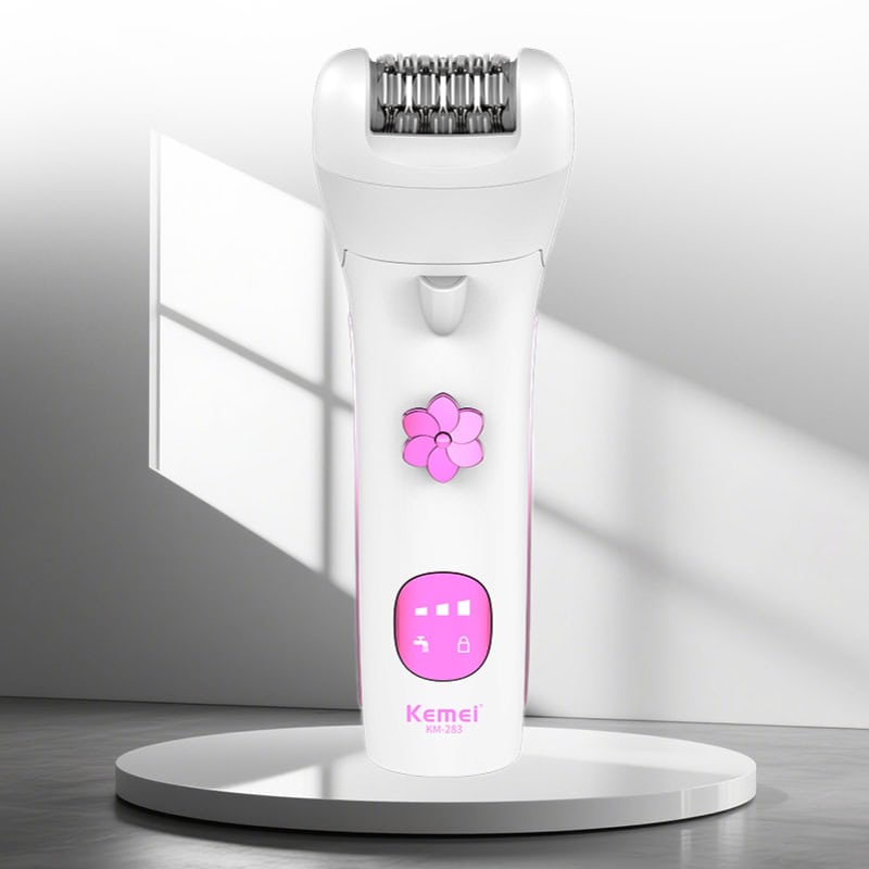 Kemei KM-283 Floating Head Female Epilator Appliance IPX4