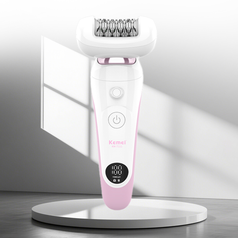 Kemei KM-7111 Beauty Women Epilator Kit 5In1 IPX7 Waterproof