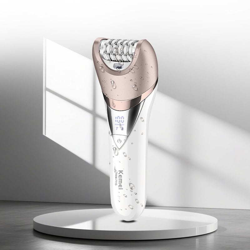 Kemei KM-7115 6-In-1 Multifunctional Ladies Epilator Set