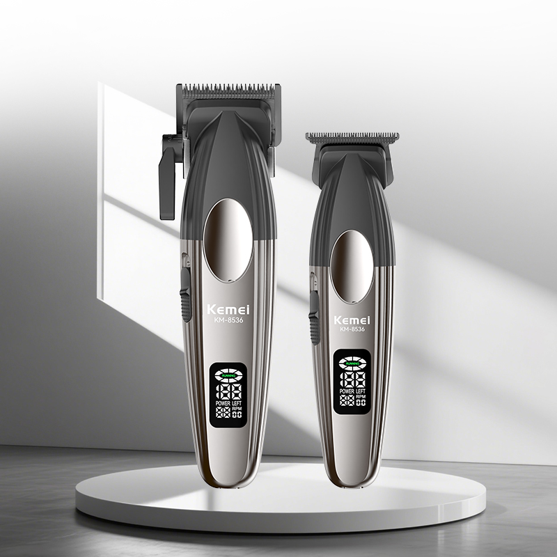 Kemei KM-8536 Packed Barber Hair Clipper 2 in 1 Set Beard Trimmer