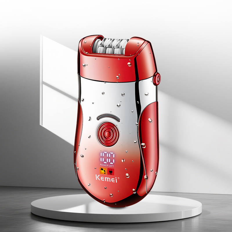 Kemei KM-908A Epilator 3 in 1 Shaver Foot File Women Care Set