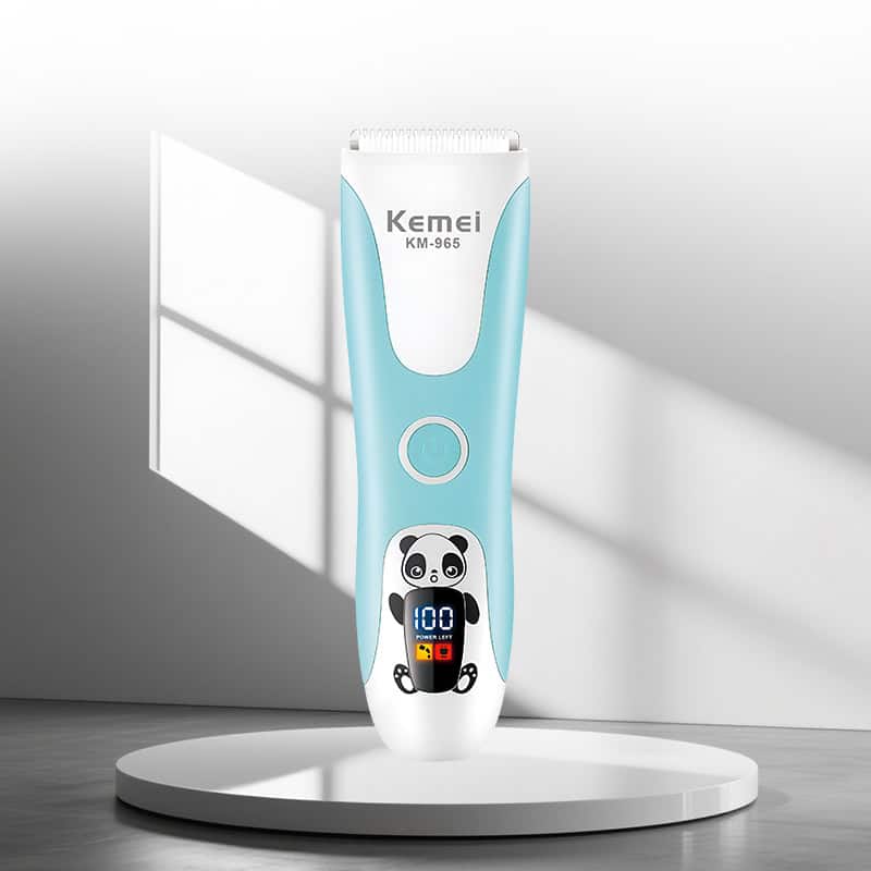 Kemei KM-965 Baby Hair Trimmer IPX6 Quiet Kids Hair Cutter