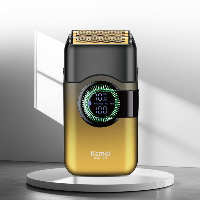 Kemei KM-T389 High Speed Rechargeable Beard Shaver Portable