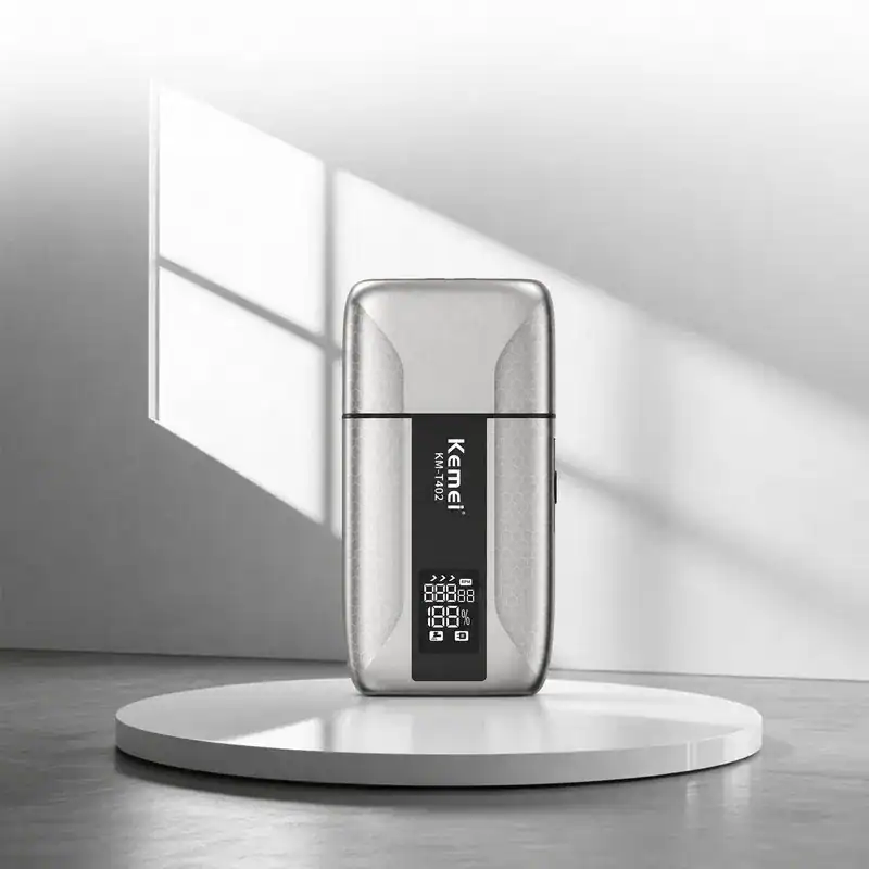 Kemei KM-T402 UV Sterilizational Twins Blade Men’s Electric Razor