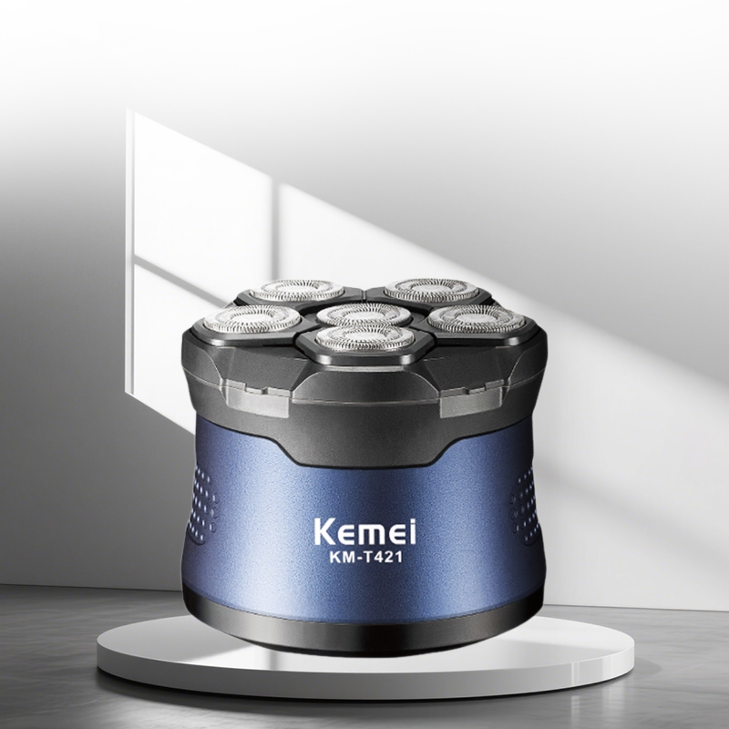 Kemei KM-T421 Male Balding Shaver 9000RPM 6 Floating Blades